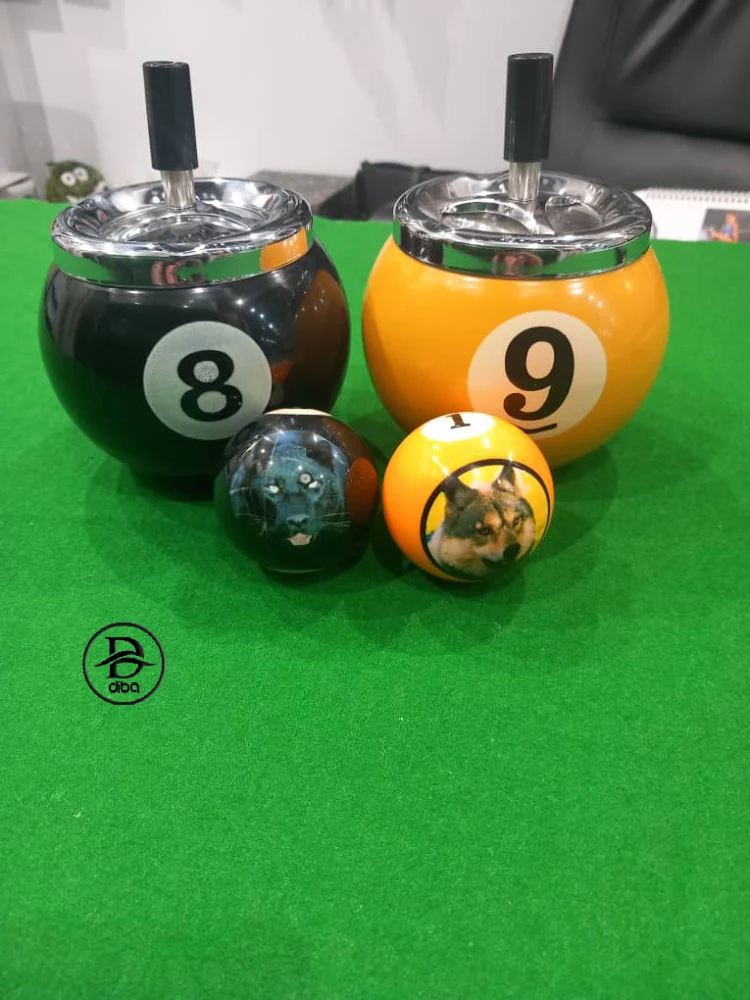 billiard-ashtray-8-9-single جاسیگاری طرح توپ بیلیارد ۸ یا ۹ (تکی)