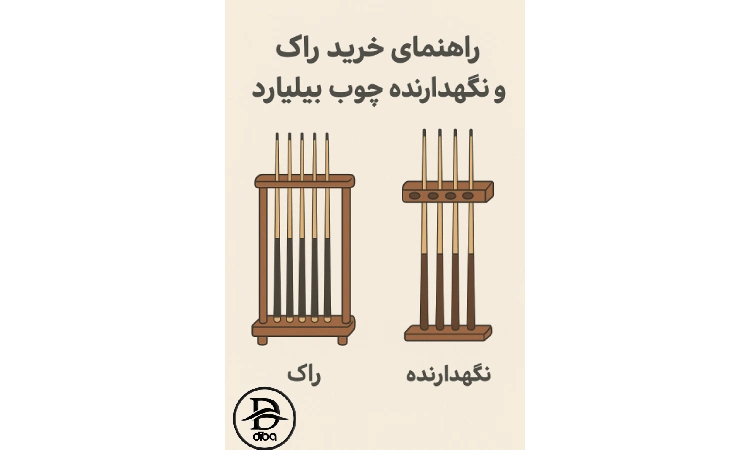 راهنمای خرید راک (Rack) و نگهدارنده چوب بیلیارد