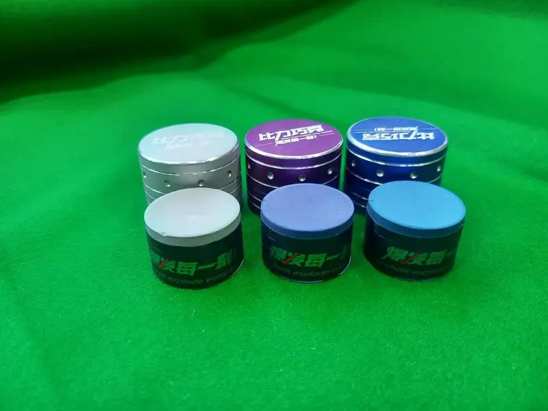 x10-metal-case-billiard-chalk گچ حرفهای مدل x10 با جعبه فلزی